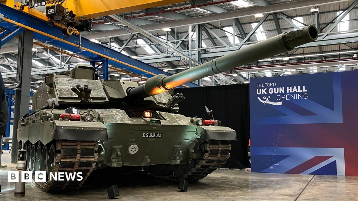 Tank barrel production returns to UK after 20 years